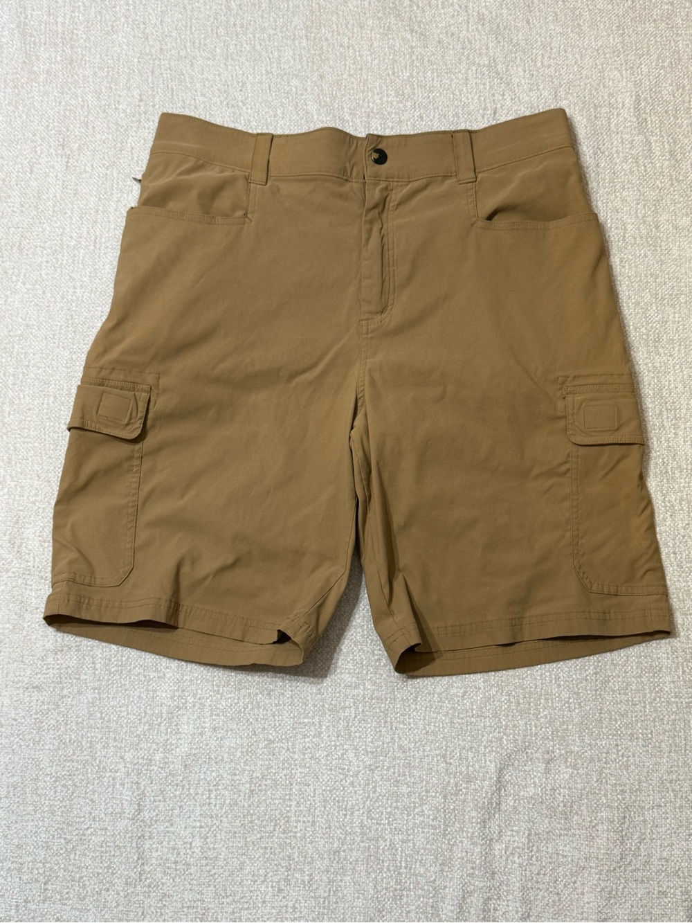 Orvis Men’s 36 Khaki Stretch Cargo Shorts Hiking Fishing Gorpcore Utility